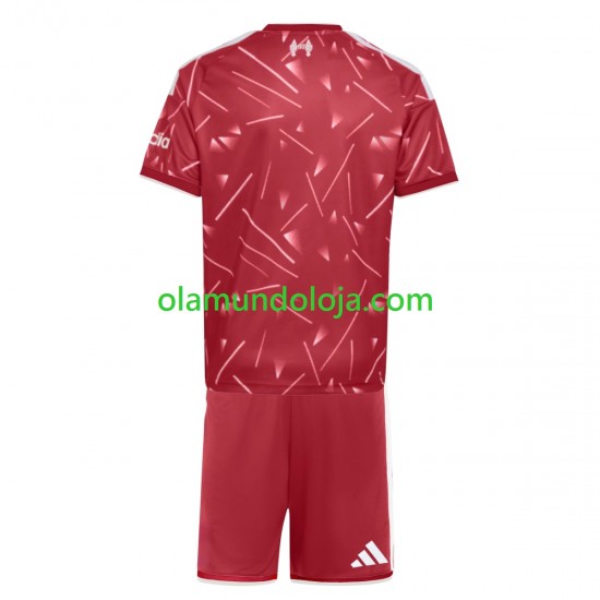 Camisola Liverpool Criança Equipamento Primeiro 2026-2027 Manga Curta